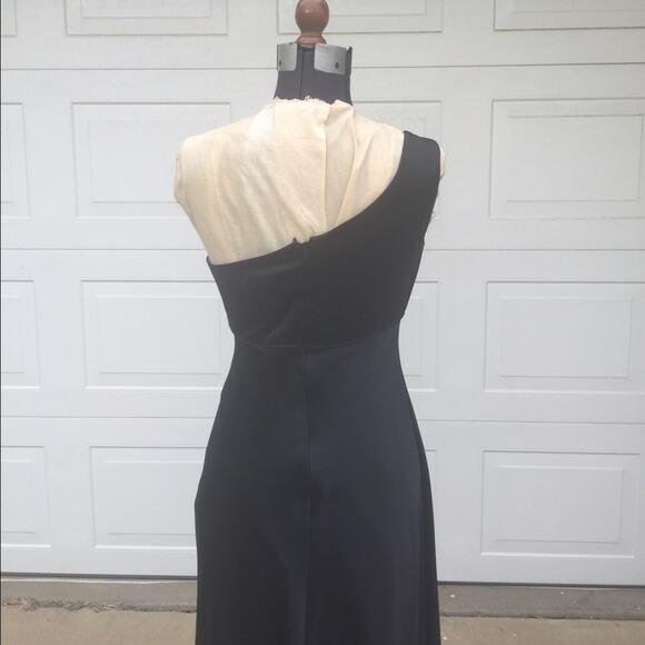 CLOSET CLEAR OUT! Vintage Formal Satin Dress - Picture 3 of 4